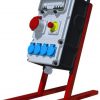 COFFRET DE CHANTIER - ID 4x40A-30mA + AU + 4PC NF + 1PC 32A 3P+T