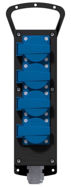 COFFRET MULTIPRISES - 4PC NF + 10M HO7RNF 3G2.5² + Fiche NF